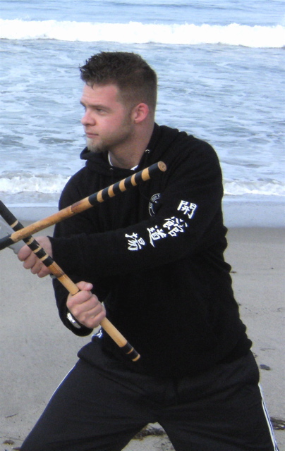 Guro Kent on San Clemente Beach, CA.